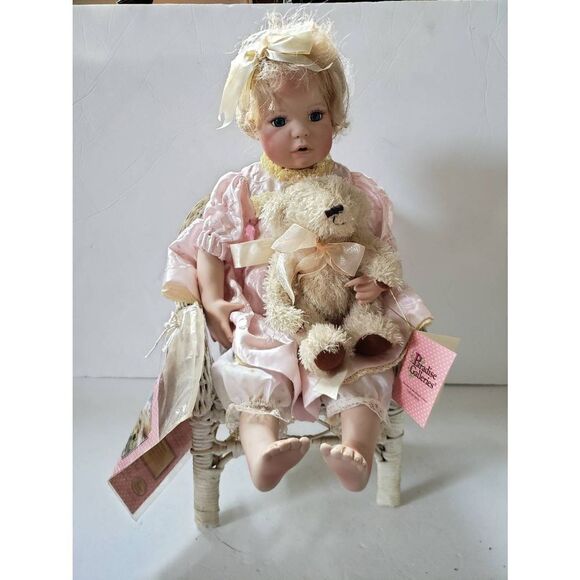 Paradise Galleries Porcelain Doll - Picture 2 of 10